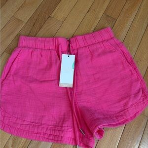 Calia Swim Collection Cover-Up Shorts – Pink Heat – XS – NWT